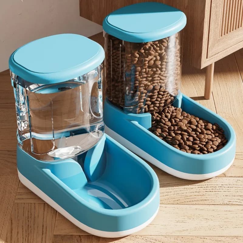 Distributeur d'eau mobile pour animaux de compagnie, distributeur automatique de nourriture pour chat, mangeoire pour chien