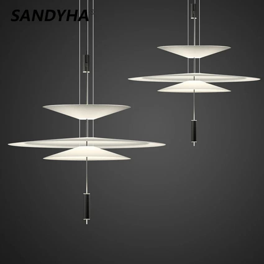 SANDYHA moderne soucoupe volante Style lustres maison décor à la maison pendentif LED lampes cuisine salon chambre éclairage intérieur