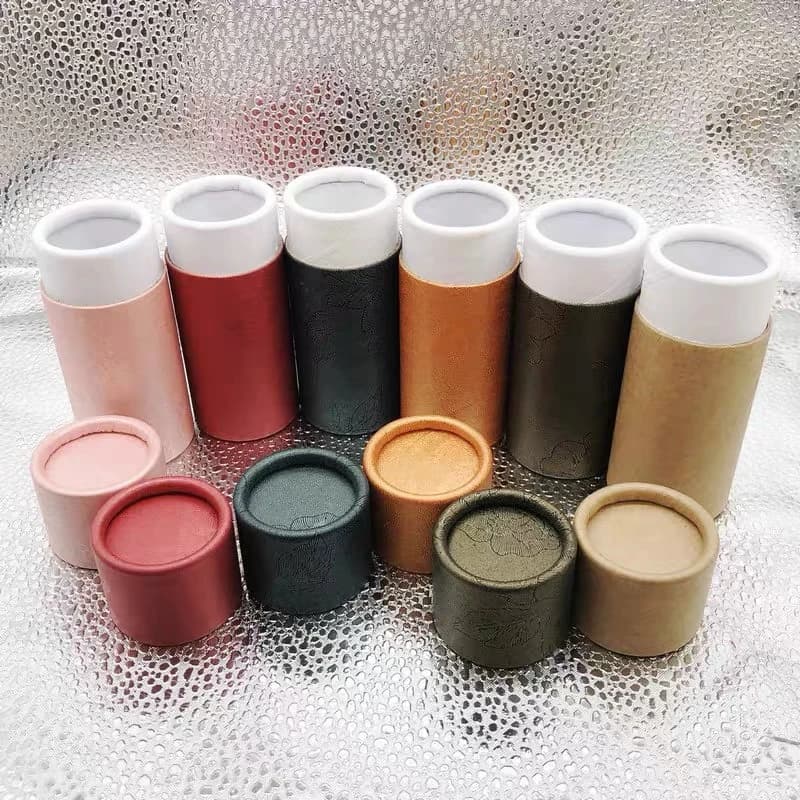 Tubes en papier Kraft écologique, 10 pièces, en carton biodégradable, cosmétique, baume à lèvres, déodorant, conteneur, 10ml, 30ml, 50ml, 100ml