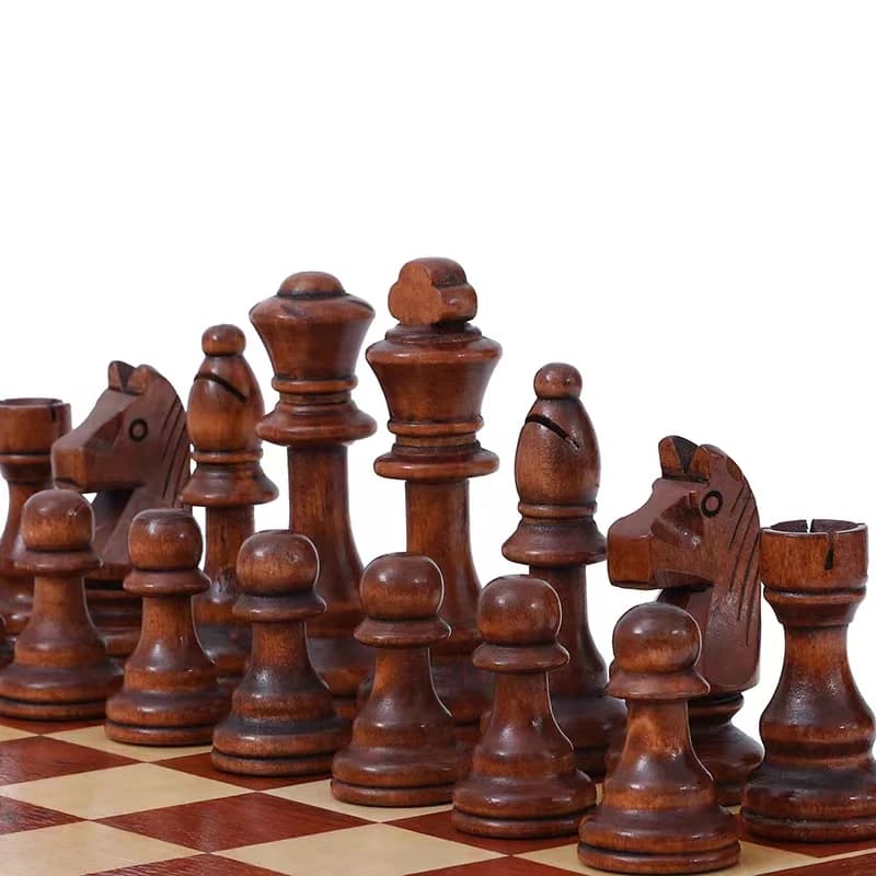 32 pièces en bois jeu d'échecs roi hauteur 110mm jeu d'échecs échecs cuir conseil compétitions ensemble enfant adulte cadeau d'échecs