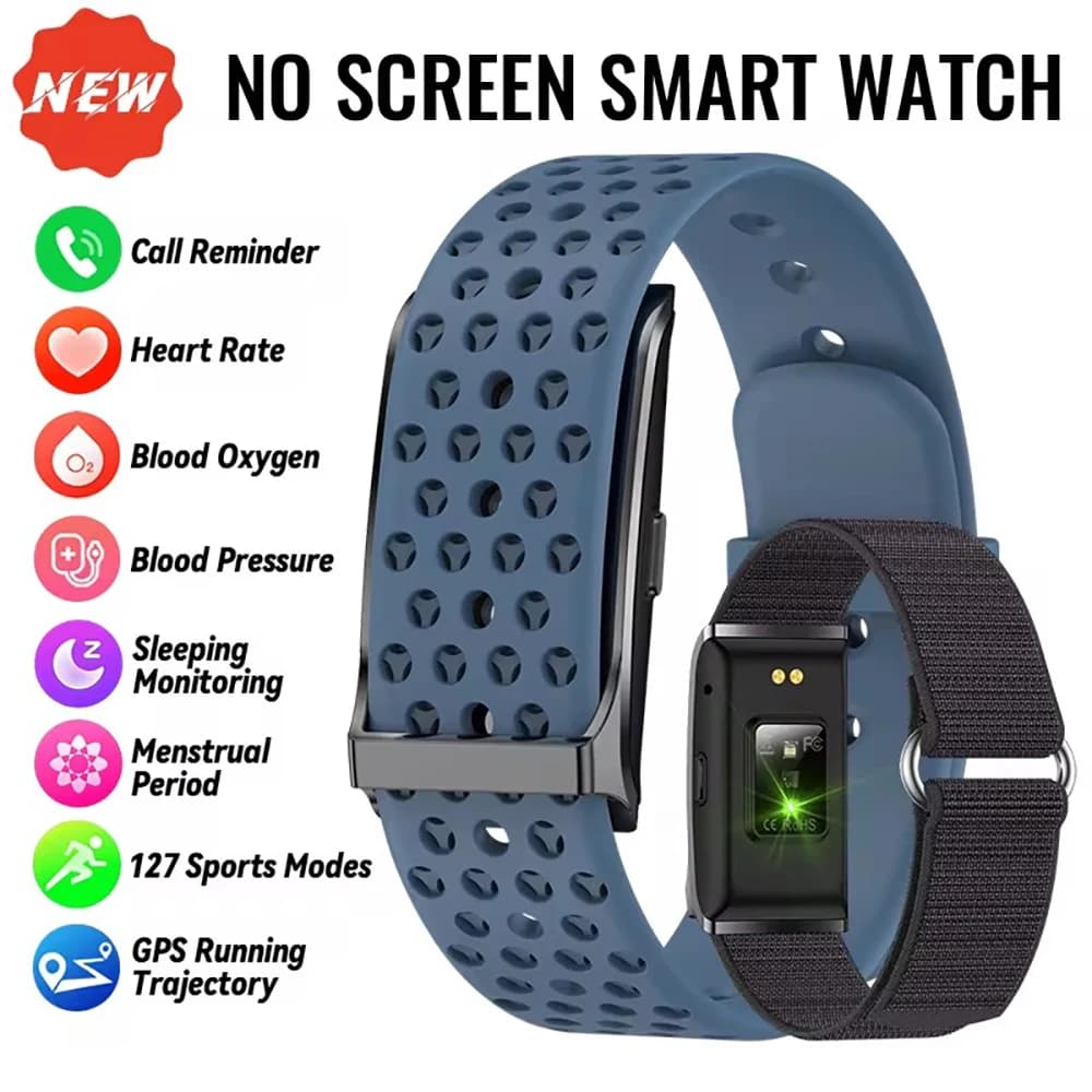 2025 sans écran Bracelet intelligent hommes GPS piste fréquence cardiaque moniteur de sommeil podomètre Sports de plein air Fitness Tracker femmes