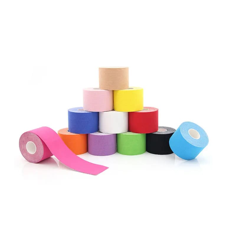 Bande Adhésive artificiel astique en Coton pour Kinésiologie, Bandage Musculaire, dehors, Blessure de Souche, Genou, Autocollants d'Instituts Oto