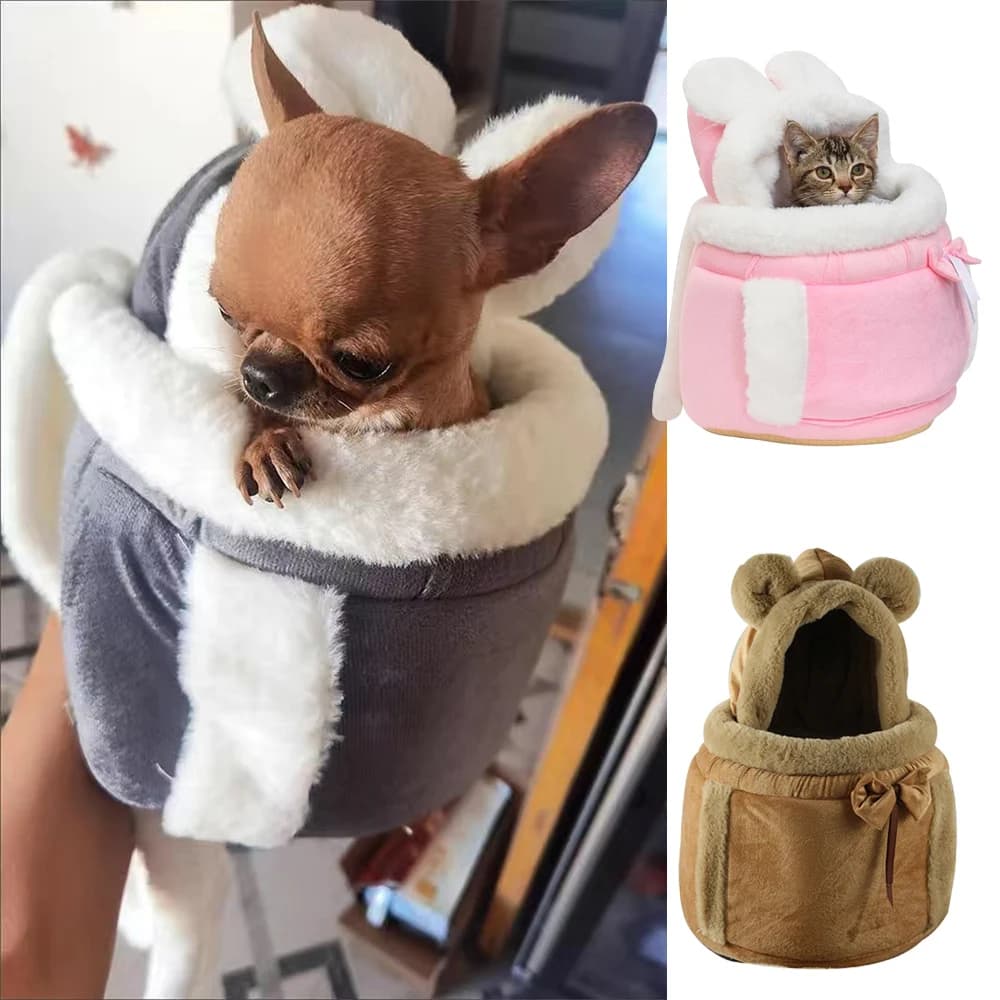 Sac à dos de transport pour chiot Chihuahua, sacs de transport chauds pour animaux de compagnie, pour petits chiens, Yorkshire, nid pour chat, pour
