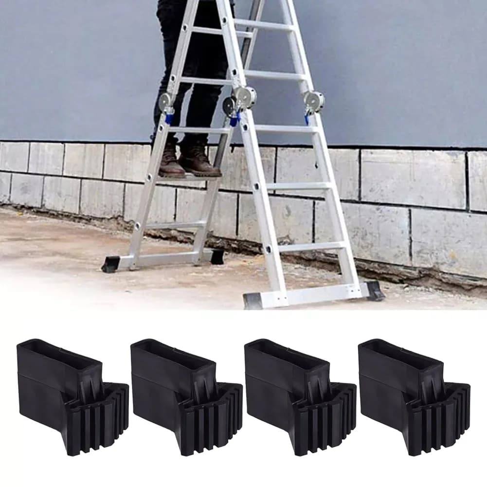 4 pièces/6 pièces remplacement antidérapant en caoutchouc pliant échelle jambe pieds coussinets couvre-pieds chaise jambes échelle télescopique