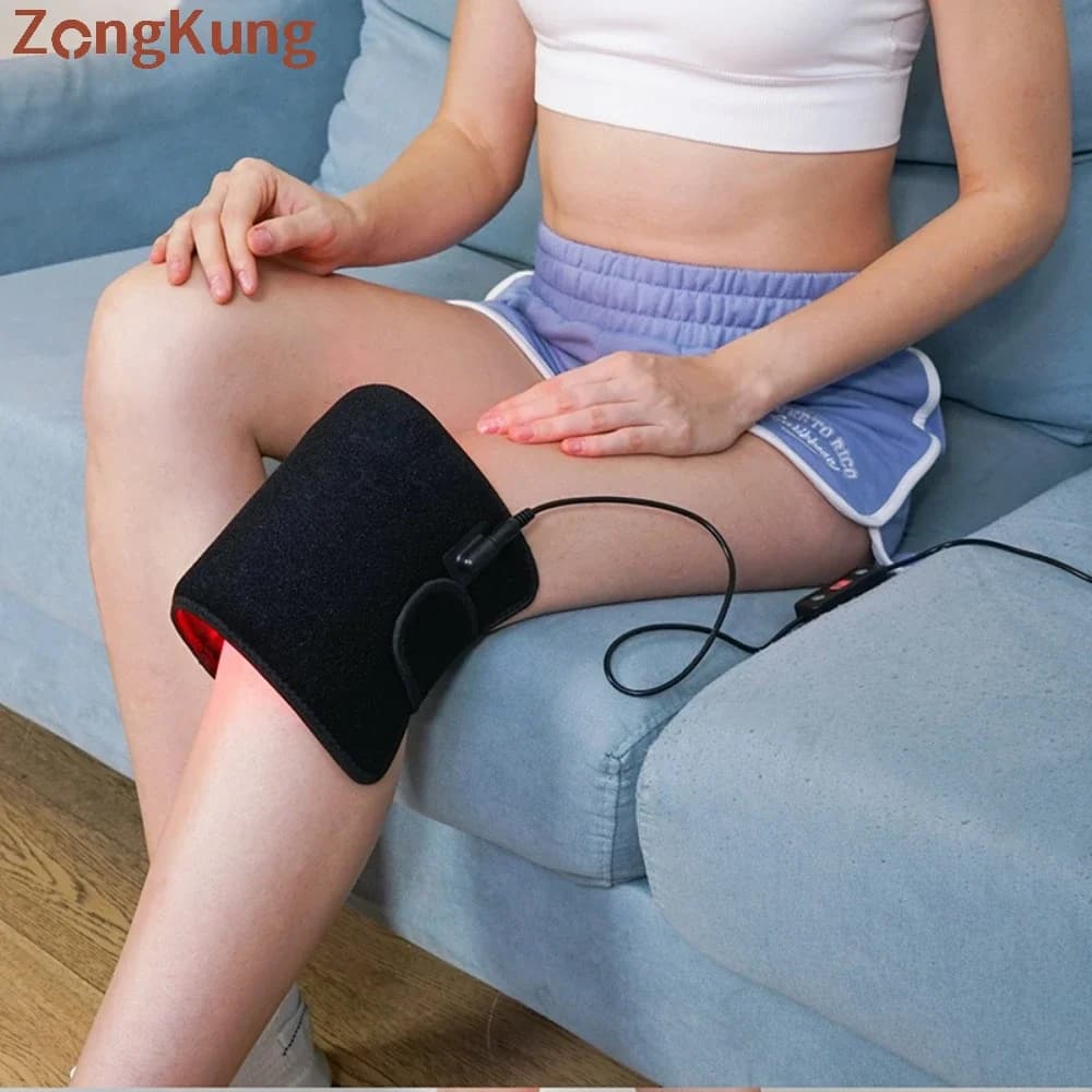 Ceinture de bras à lumière rouge infrarouge, 660nm et 850nm, coussinet enveloppant pour bras, genou, épaules, articulations, soulagement des