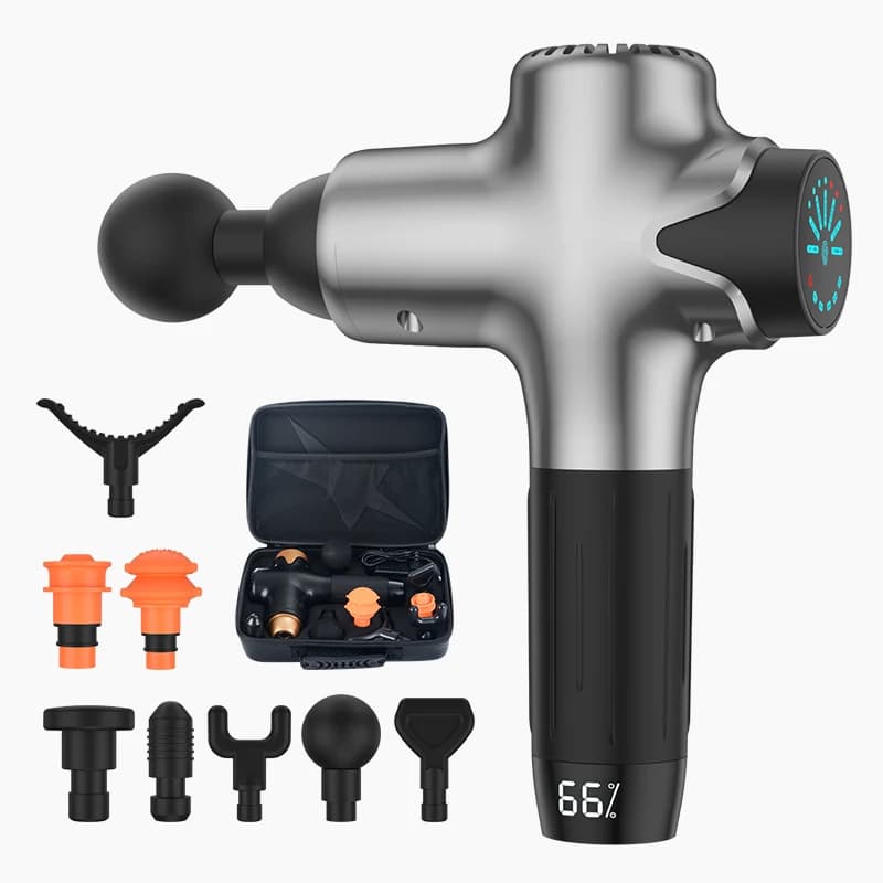 Pistolet Fascia intelligent à haut profil, écran LCD, 4800 mAh, 8 têtes, thérapie du corps, récupération, relaxation, Fitness, soulagement de la