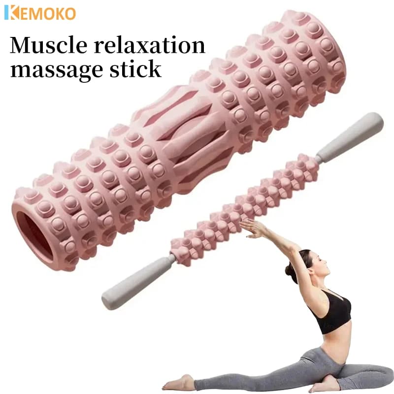 Gym Fitness Yoga rouleau en mousse Pilates Yoga exercice dos muscle Massage rouleau étirement exercice Yoga Fitness entraînement rouleau