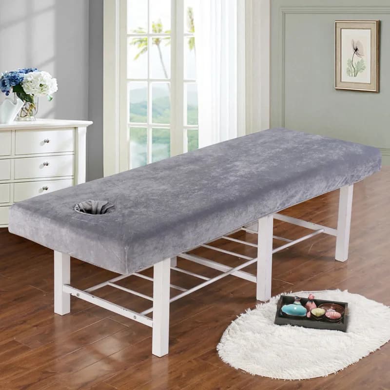 Housse de lit épaisse en velours cristal, couvre-lit de beauté Simple, couverture de lit de Massage pour hôpital, hôtel, Salon de beauté