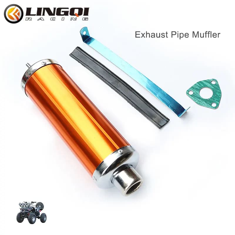 LYNNCHI moto 32mm 1.25 "silencieux silencieux tuyau d'échappement avec DB Killer pour 50cc 110cc 125cc Dirt Pit Bike ATV pièces