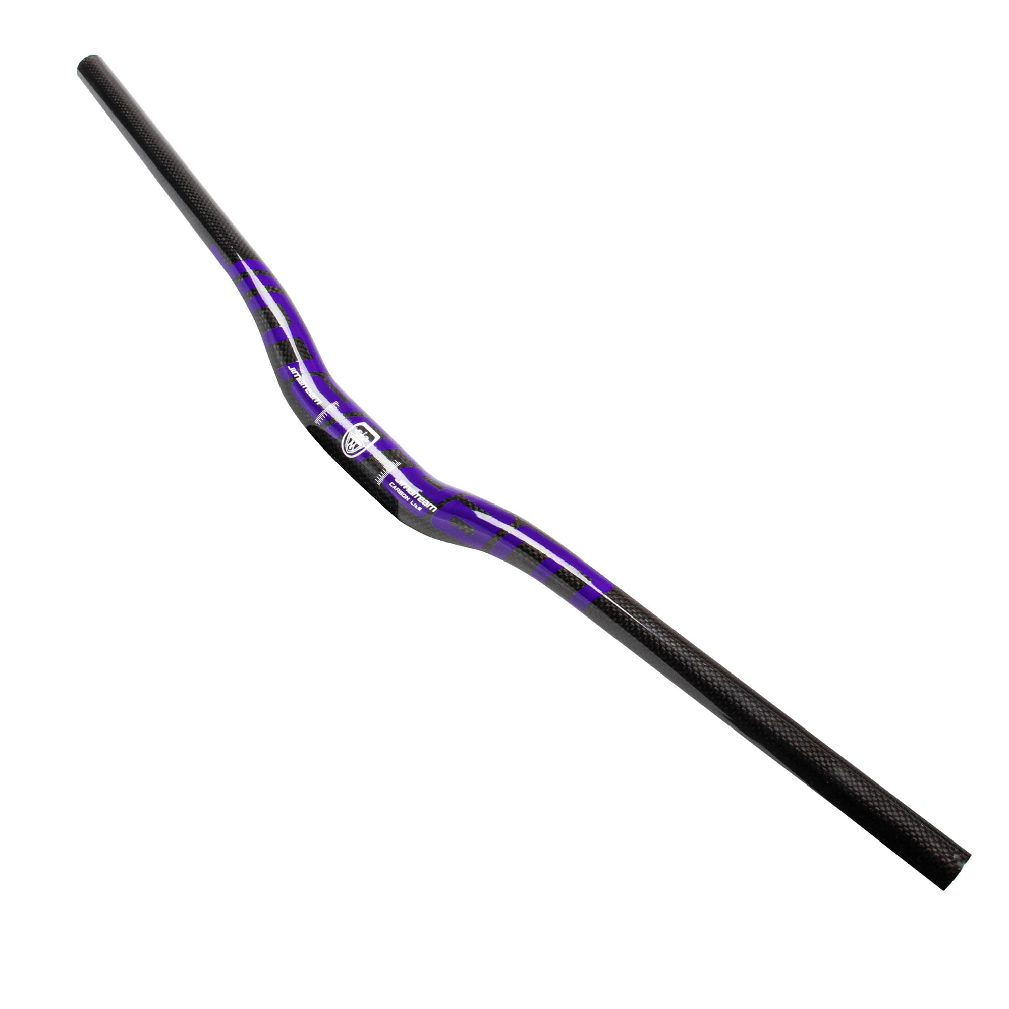 Violet - JIMITEAM VTT poignée droite poignée VTT poignée droite en fibre de carbone poignée d'hirondelle