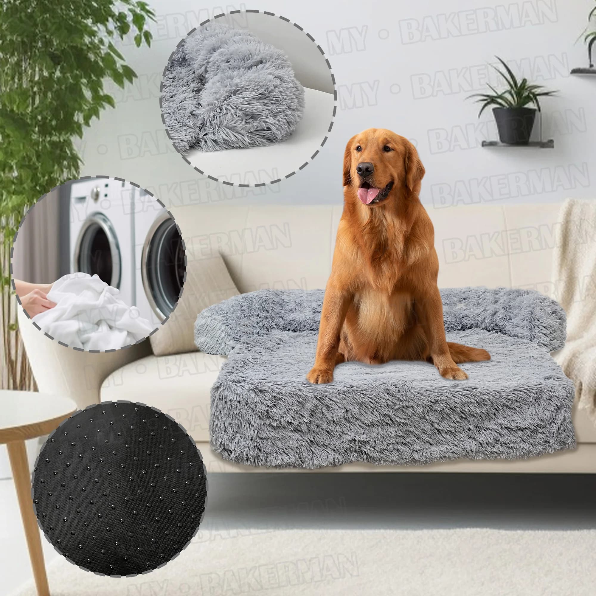 Maison pour chat en peluche douce, maison pour chien, lit chaud d'hiver pour animaux de compagnie, tapis pour chat, canapé de couchage pour animaux.