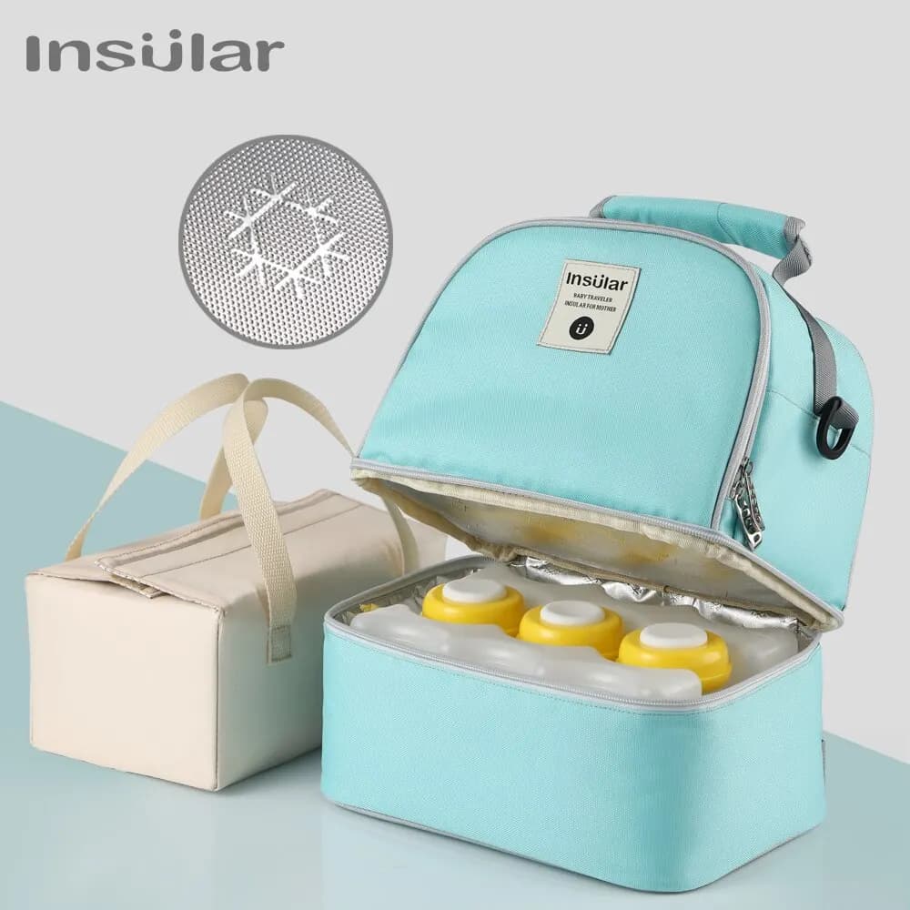 MUNILeaper-Sac à dos thermique pour bébé, stockage des aliments au lait, chauffe-biSantos, garde les boissons au frais, sac de voyage