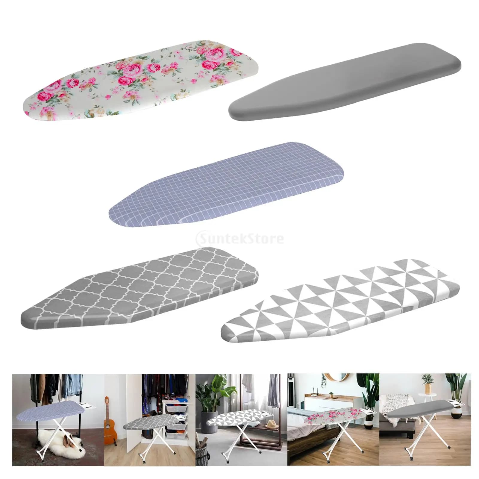 Juste de planche à repasser en coton, couverture de 120cm x 41cm, rembourrage optique, tache de degré, outils de livres