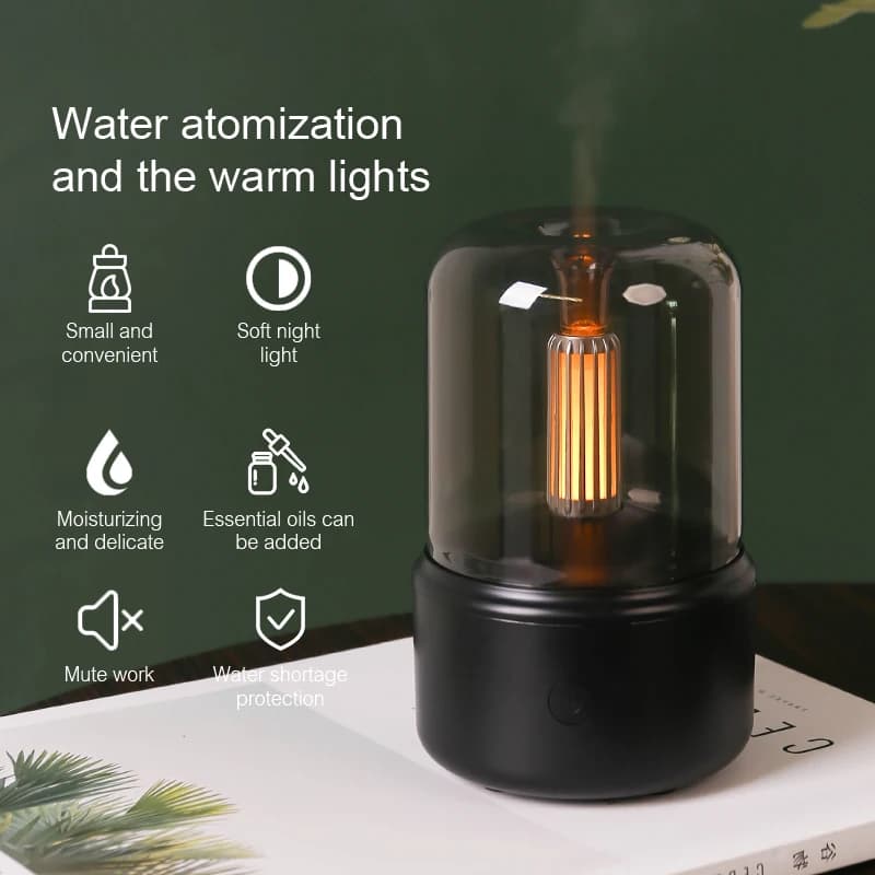 KINSCOTER maison diffuseur d'arôme Portable USB humidificateur d'air huile essentielle veilleuse brumisateur froid pulvérisateur pour cadeau chambre