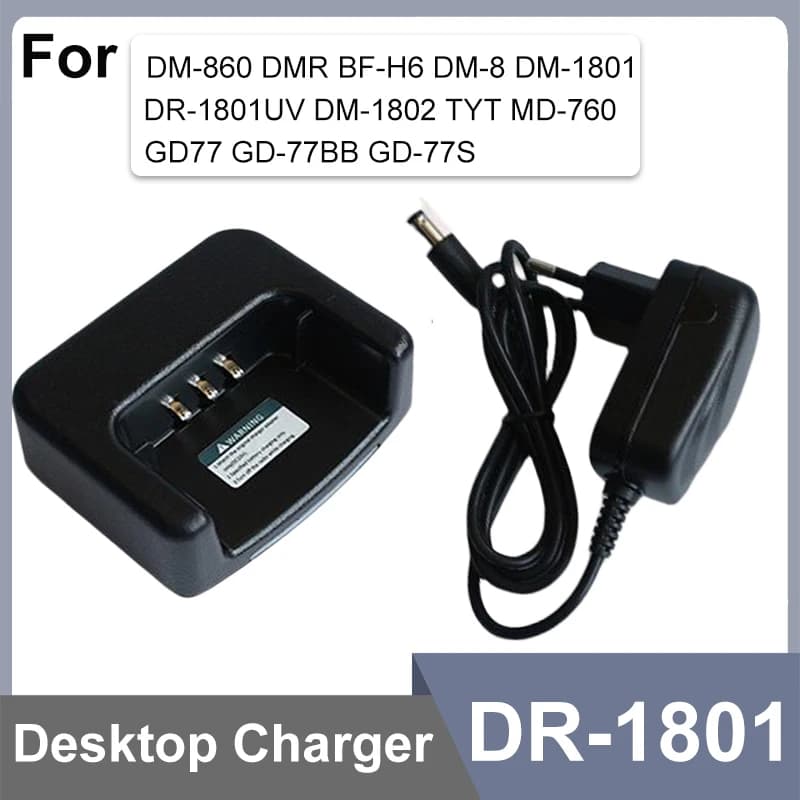 Baofeng DR-1801 batterie USB C chargeur câble Original chargeur de voiture pour DM-1801UV DM-860 TYT DM-760 GD-77 talkie-walkie accessoires