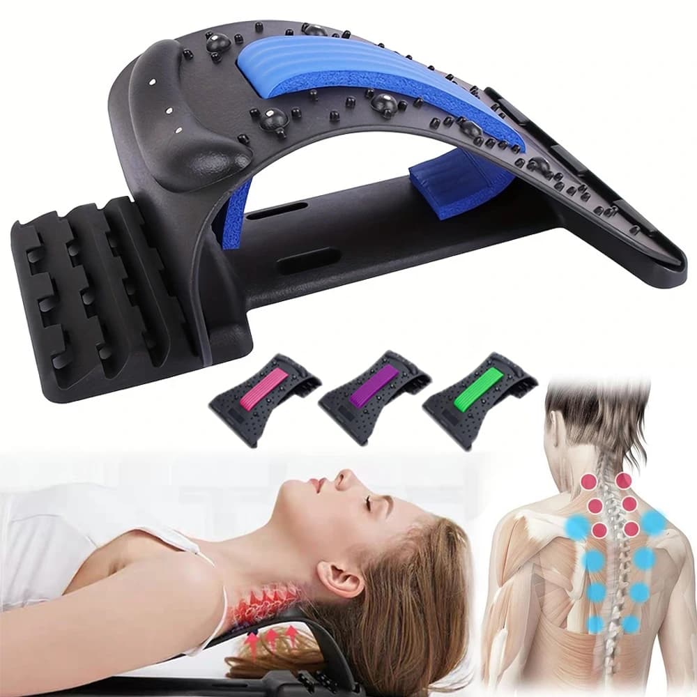 Planche de Massage de soutien du cou, civière de cou réglable à 4 niveaux, dispositifs de Traction, étirement cervical, sport, Fitness, soutien