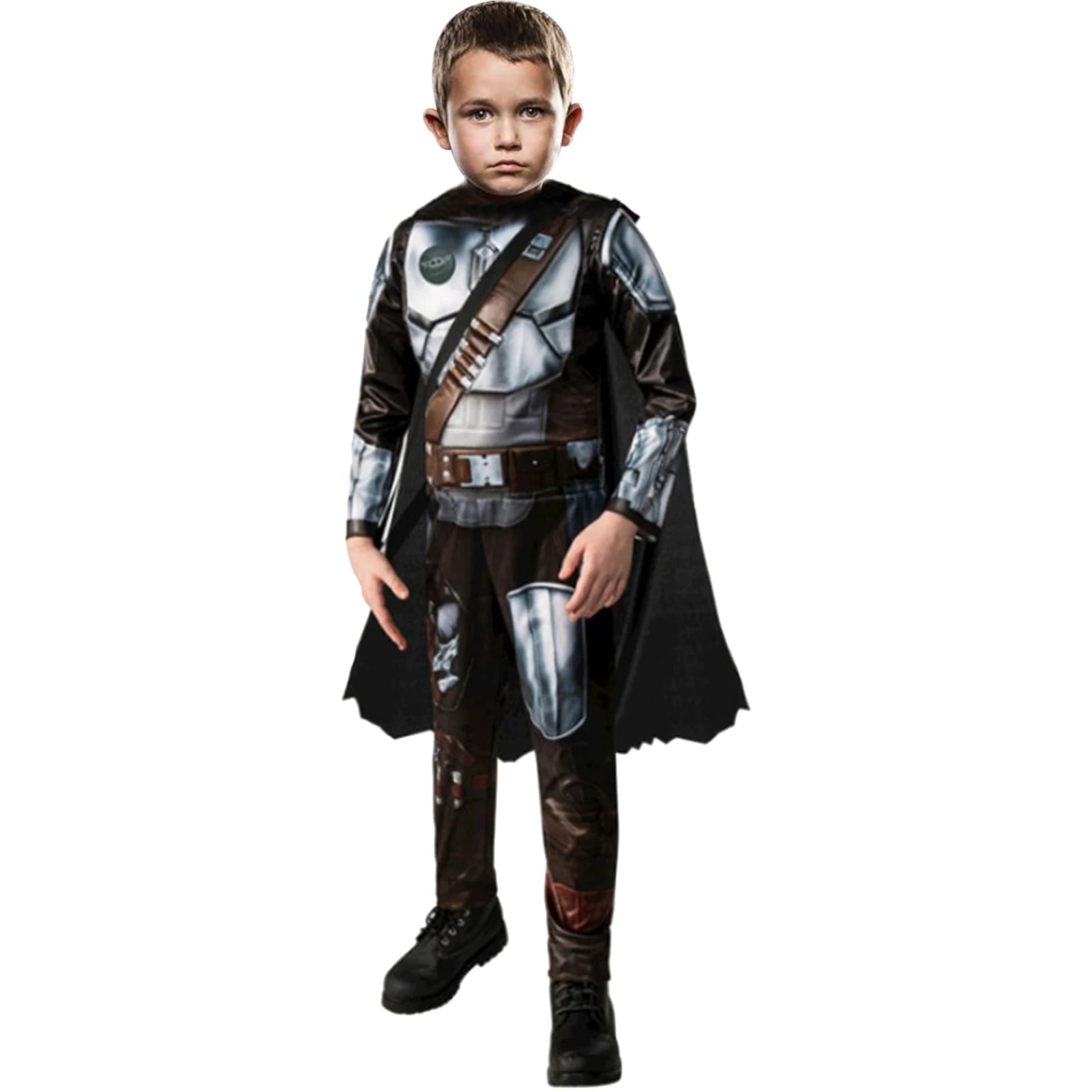 Costumes d'Halloween pour garçons et filles, Cosplay Anime Galaxy chasseur de primes, fantaisie mandalorien, Costume de personnalité Disfraz