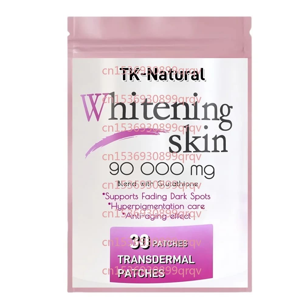 30 patchs de blanchiment transdérmique au Glutathion, Patch de blanchiment de la peau avec effet Anti-âge et antioxydant