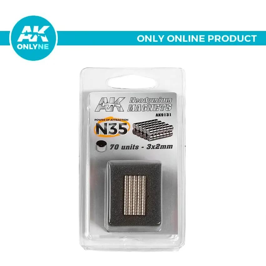 Aimant neodyne AK Interactive N35 (x70)