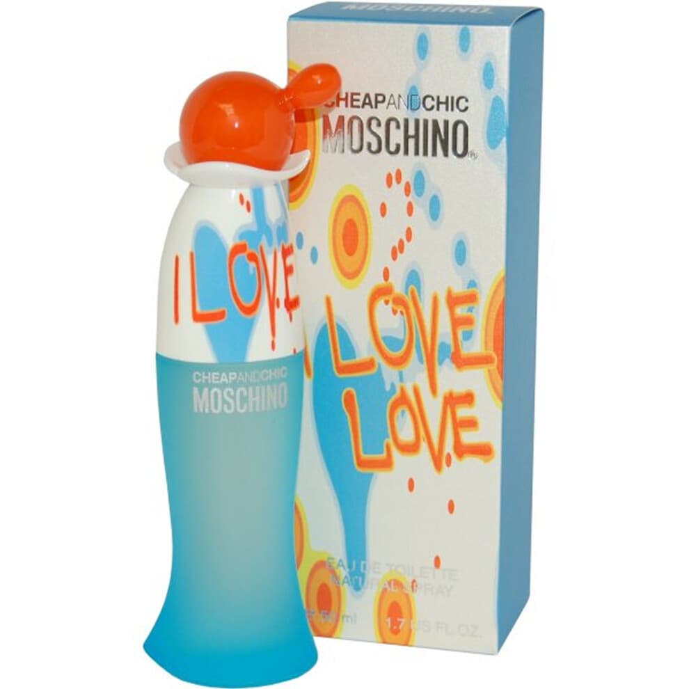 Moschino Cheap & Chic I Love Love Eau de Toilette 50 ml – parfum pétillant et féminin