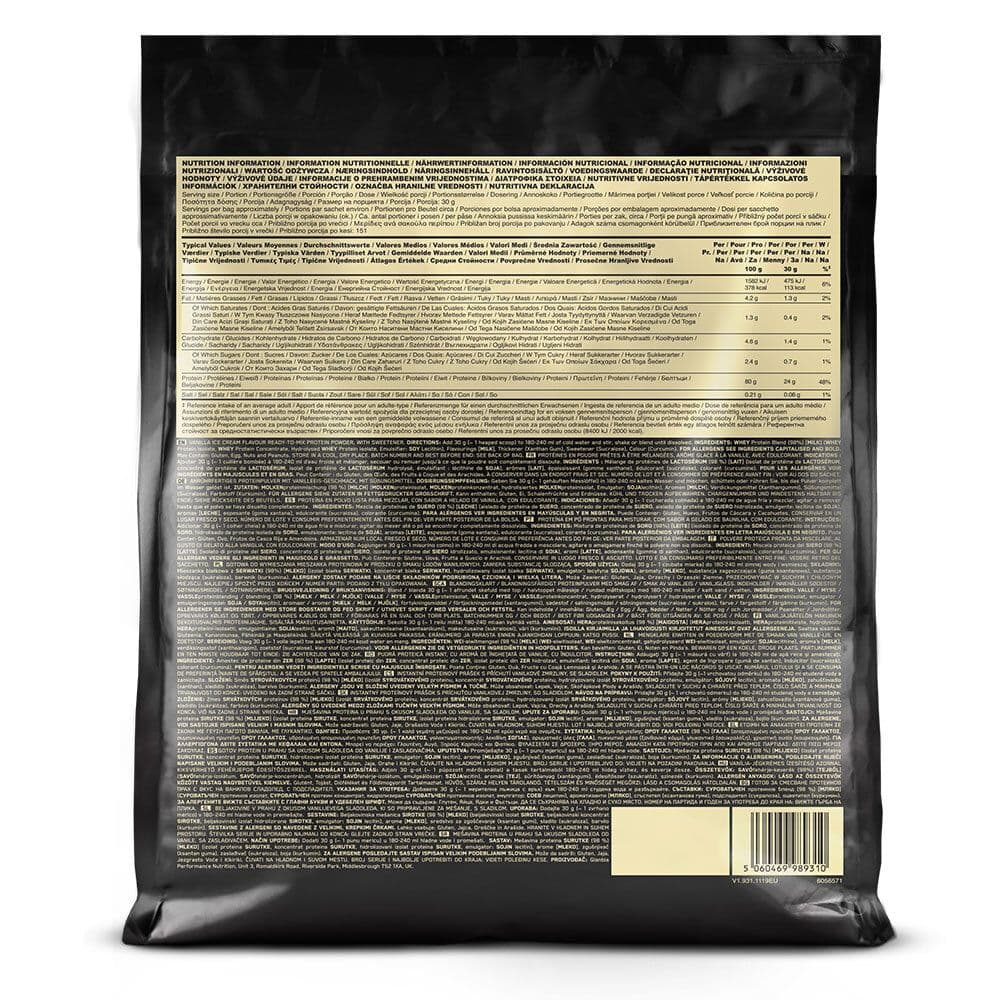 Optimum Nutrition 100 % Whey Gold Standard, Vanilla Ice Cream, Poudre 4530 g Poudre view 2