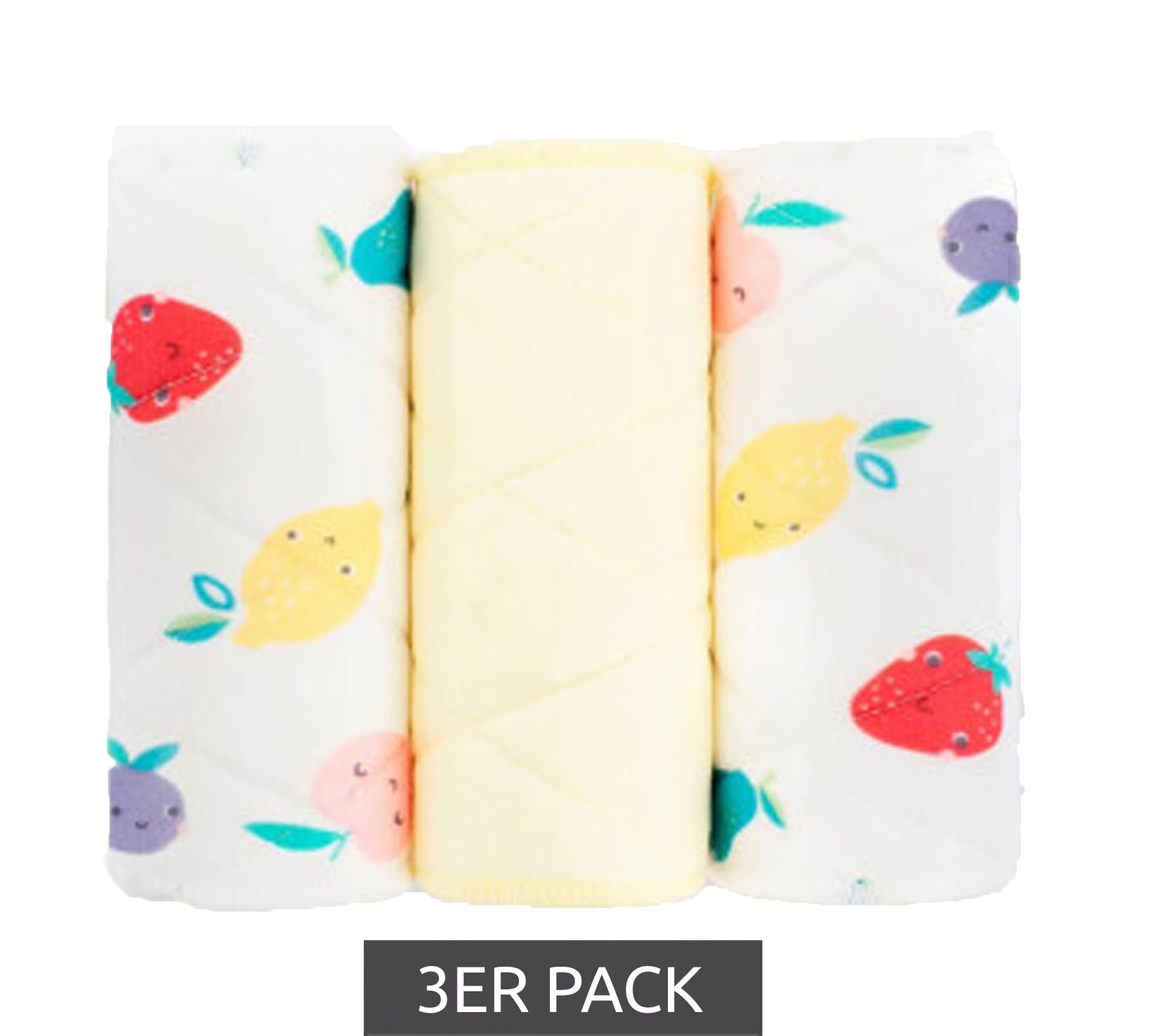 Lot de 3 inserts absorbants Bambino Mio pour bébés et jeunes enfants, avec couche supérieure respirante, inserts réutilisables pour couches
