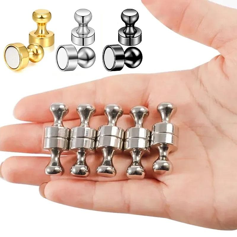 Aimants Néodymes Super Puissants pour Réfrigérateur, Tableau Blanc, Bricolage, Outils Matériels, 12/10/5/3 Pièces, Haute Résistance Rare or