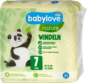Babylove nature Couches nature numéro 7, 24 pc