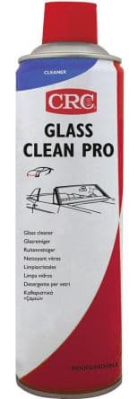 CRC Produit nettoyant vitre Glass Clean PRO 500 ml, Aérosol pour Fenêtre, Peinture, Butoir, Pare-brise, Chromé sans