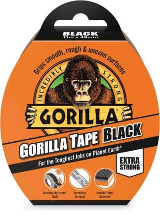 GORILLA GLUE EUROPE LTD Ruban adhésif, Gorilla Tape, Noir