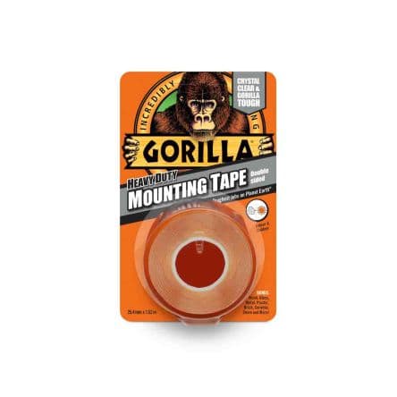 GORILLA GLUE EUROPE LTD Ruban adhésif, Gorilla Tape, 1.52 m x 25.4mm 0.43 mm, Clair