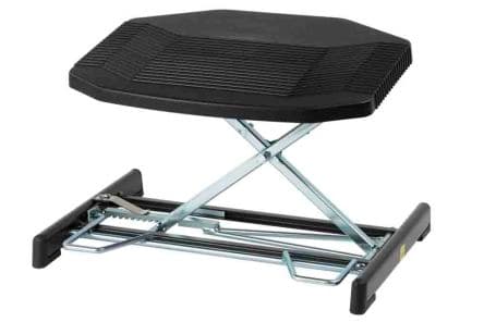 EUROSTAT Repose-pied Noir Inclinaison réglable 420 mm 290 mm x 320mm 6.8 kg