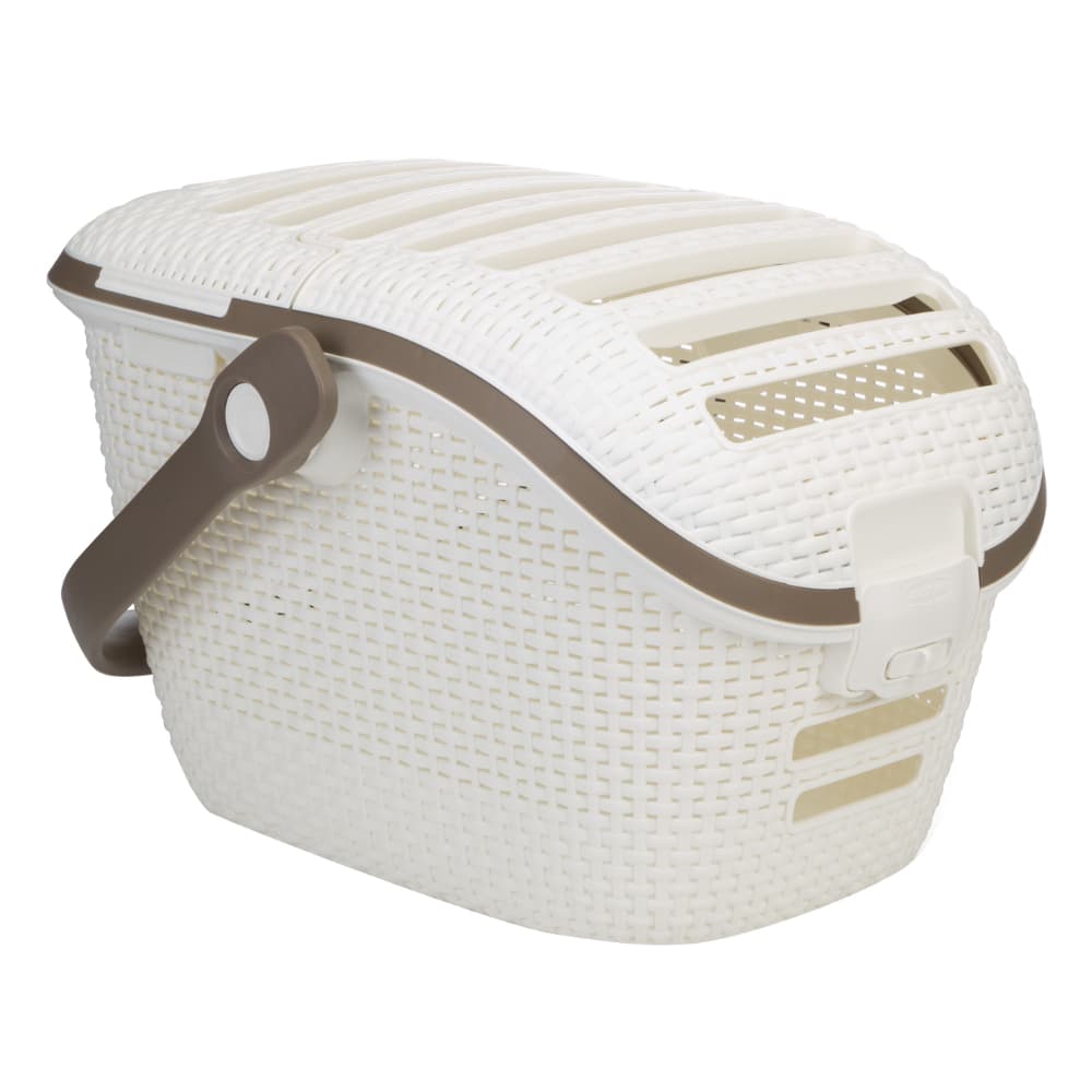 Panier Curver Chien/Chat - Blanc - Panier de transport pour chien et chat