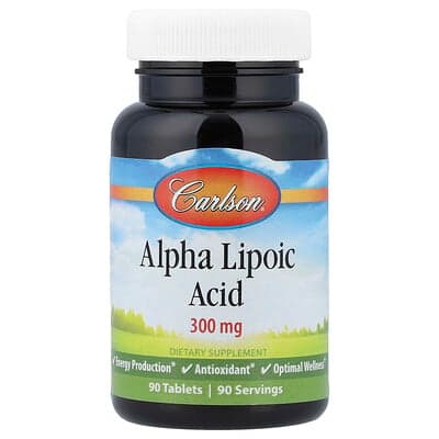 Carlson, Acide alpha-lipoïque, 90 comprimés