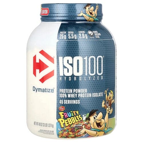 Dymatize, ISO100® hydrolysé, 100 % isolat de protéines de lactosérum, Post® Fruity Pebbles™, 1,37 kg