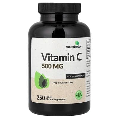 Futurebiotics, Vitamine C, 500 mg, 250 comprimés
