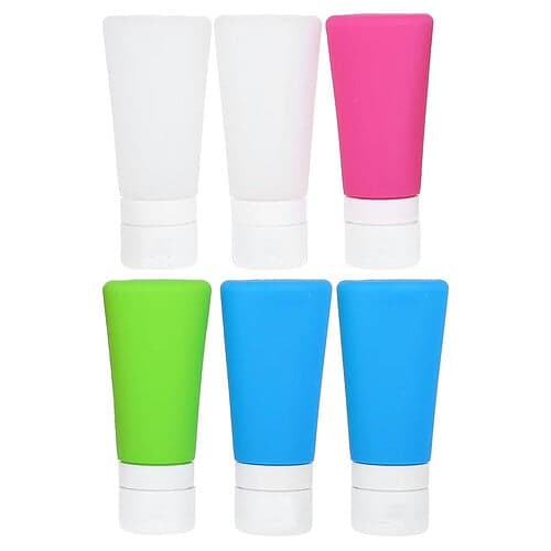 Flents, Essentials, 6 flacons en silicone, 80 ml chacun