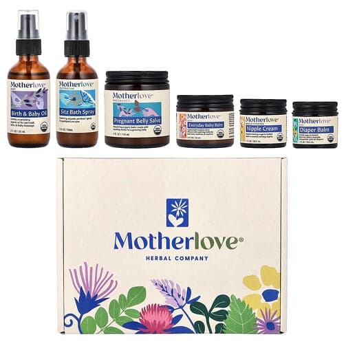 Motherlove, Boîte cadeau Bump to Baby, Ensemble de 6 pièces