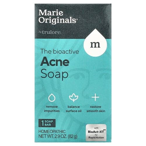 Marie Originals, Pain de savon bioactif contre l'acné, 82 g