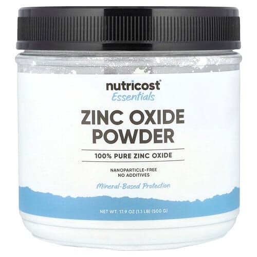 Nutricost, Essential, Oxyde de zinc en poudre, 500 g