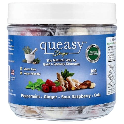 Preggie, Assortiment, Gouttes Queasy™, 100 pastilles