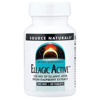 Source Naturals, Ellagic Active™, 60 comprimés