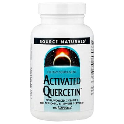 Source Naturals, Quercétine activée, 100 capsules