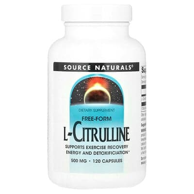 Source Naturals, L-citrulline, 500 mg, 120 capsules