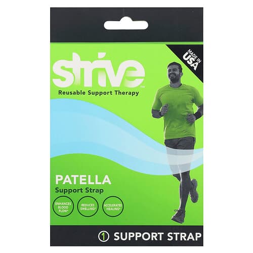 Strive, Sangle de soutien pour la patella, Taille unique, 1 pièce