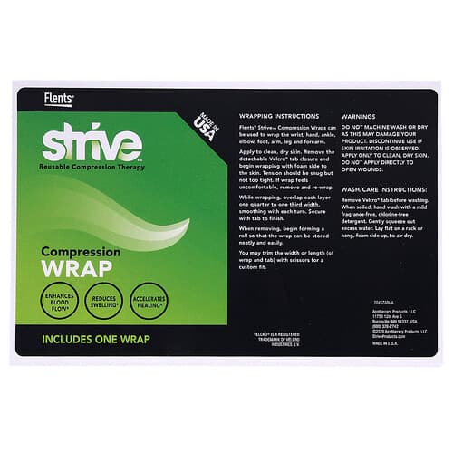 Strive, Masque de compression, Noir, 1 masque