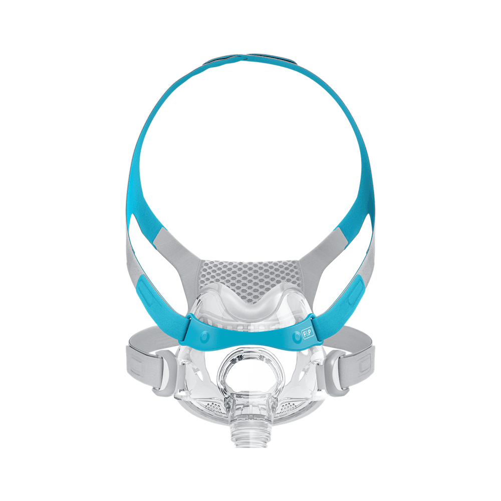 Masque bucco-nasal Evora de F&P, 1 ou 2 coussins de masque au choix, ventilation en PPC, CPAP, apnée du sommeil, Fisher & Paykel