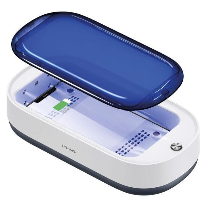 Usams, Stérilisateur, Boîte de stérilisation UV avec station de charge Qi