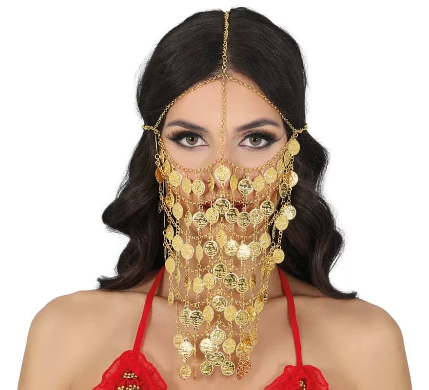Masque en métal à pièces
