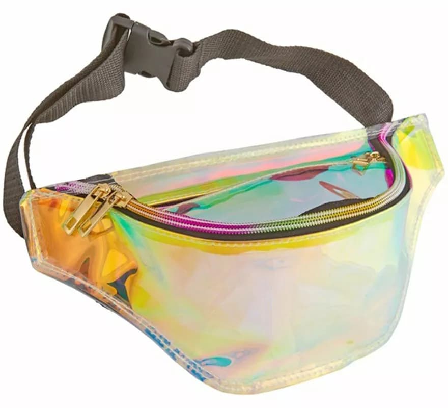 Sac banane holographique des années 80